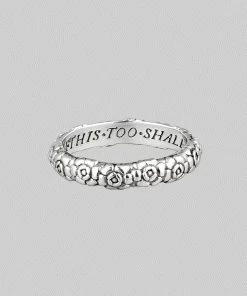 CLASSICS This Too Shall Pass Posie Ring - Silver Rings