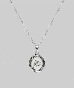 CLASSICS TILL DEATH. Promise Medallion Pendant Necklace