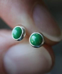 CLASSICS ENVY. Malachite Earrings - 4mm