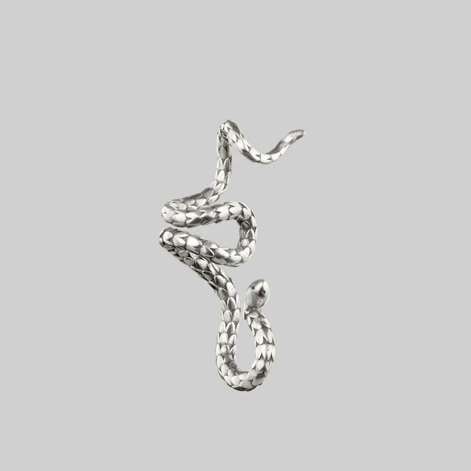 CLASSICS MINERVA. Snake Ear Wrap Cuff - Silver 1 CLASSICS MINERVA. Snake Ear Wrap Cuff - Silver