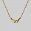 CLASSICS Necklaces & Chains UNITY. Linking Hands Necklace - Gold