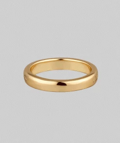 CLASSICS United Hearts Death Only Parts Posie Ring - Gold Rings