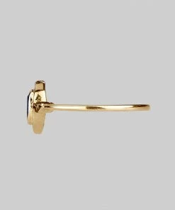 CLASSICS Rings HAWTHORNE. Detailed Royal Blue Gold Ring