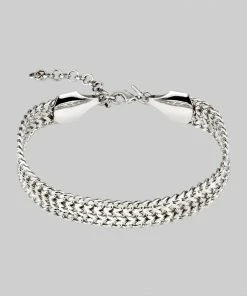 CLASSICS Bracelets MARISE. Extra Wide Curb Chain Bracelet - Silver